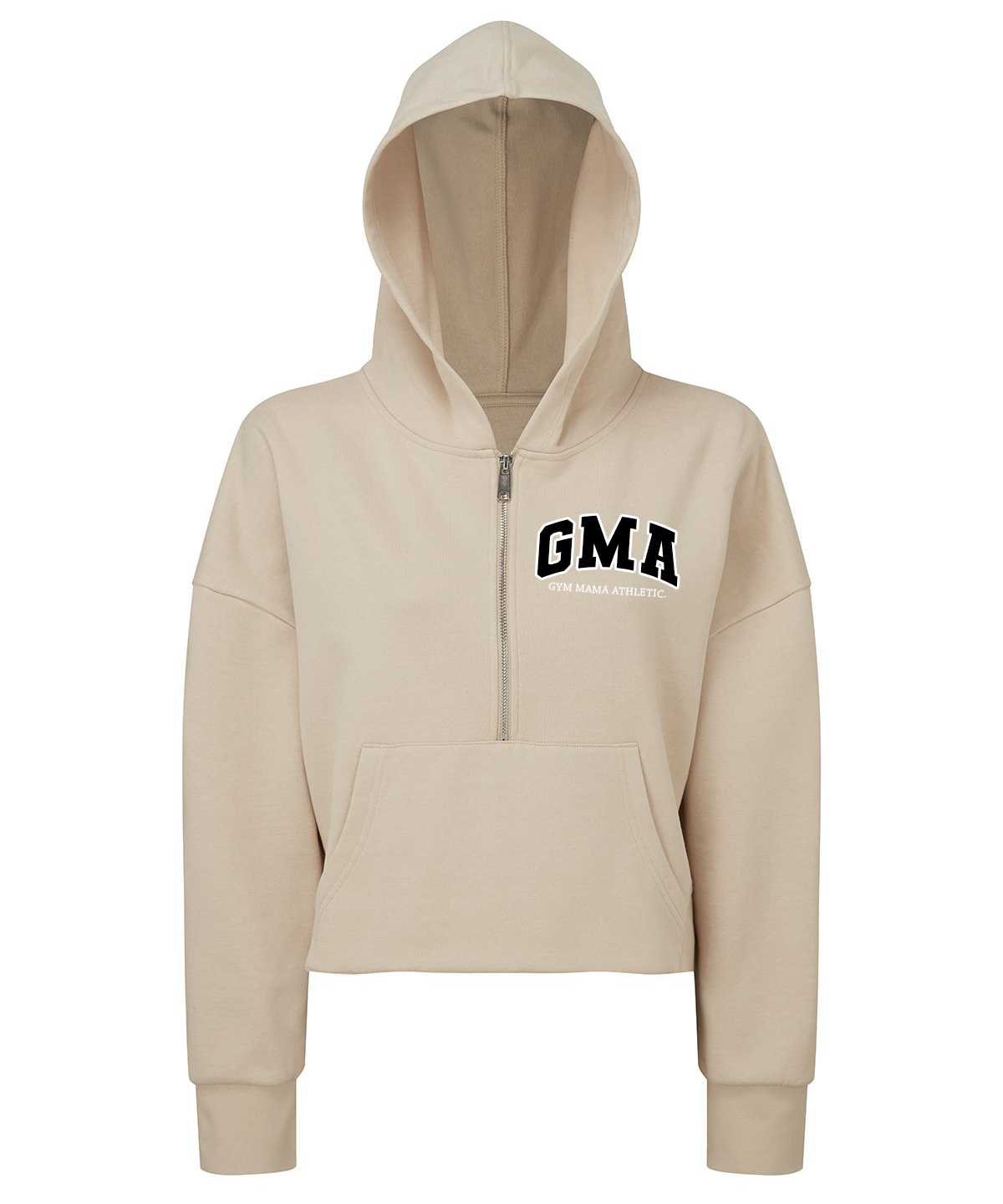 Gym Mama Athletic Varsity Half Zip Hoody