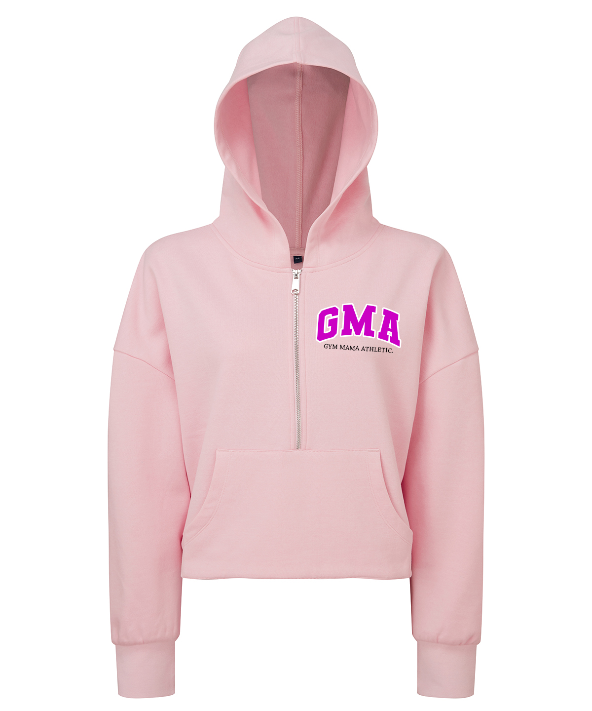 Gym Mama Athletic Varsity Half Zip Hoody