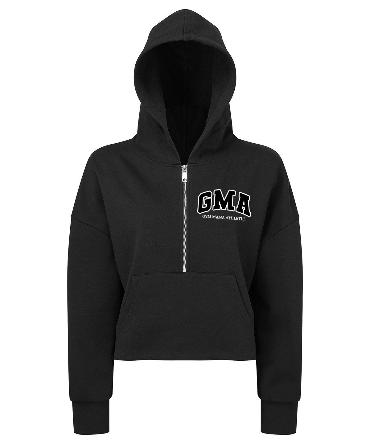 Gym Mama Athletic Varsity Half Zip Hoody