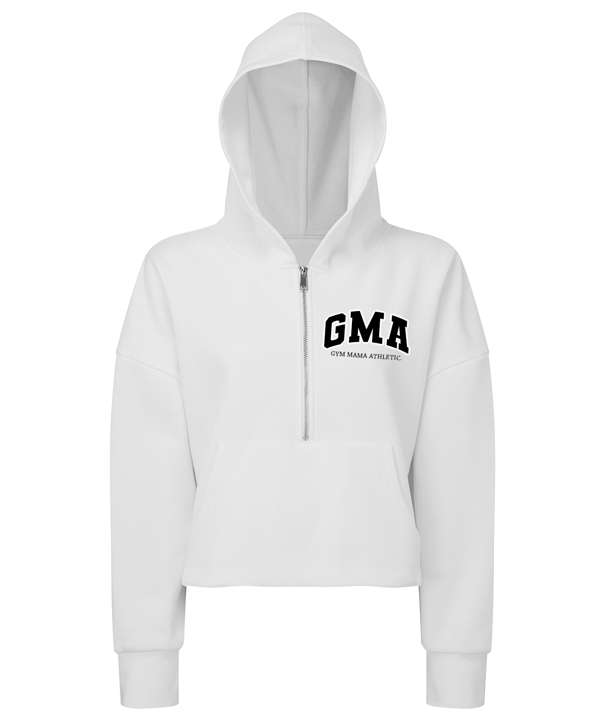 Gym Mama Athletic Varsity Half Zip Hoody