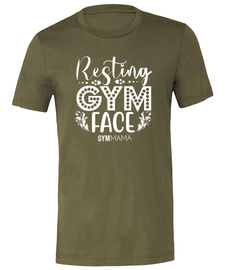 Gym Mama Resting Gym Face T-Shirt