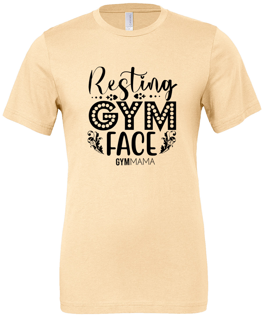 Gym Mama Resting Gym Face T-Shirt