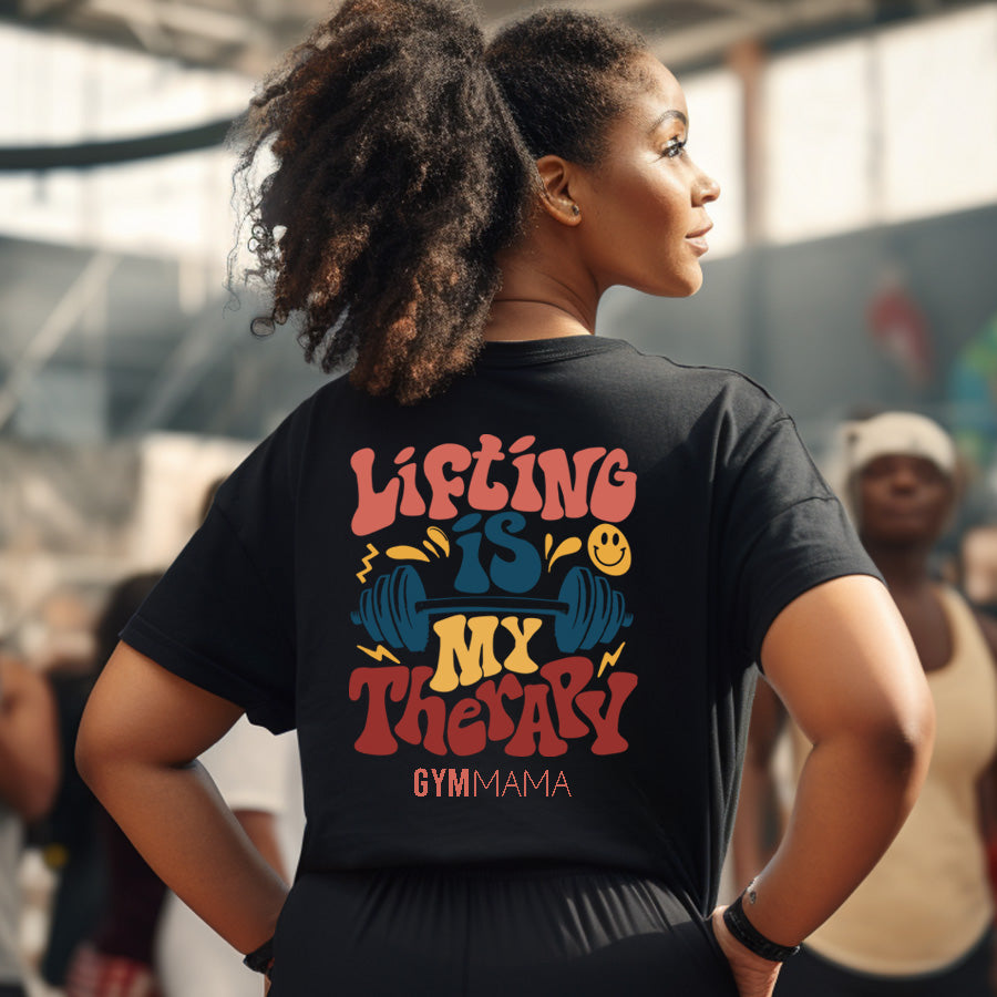 Lifting Is Therapy Back T-Shirt